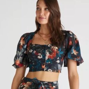 Aqua Blu Blair Crop Top